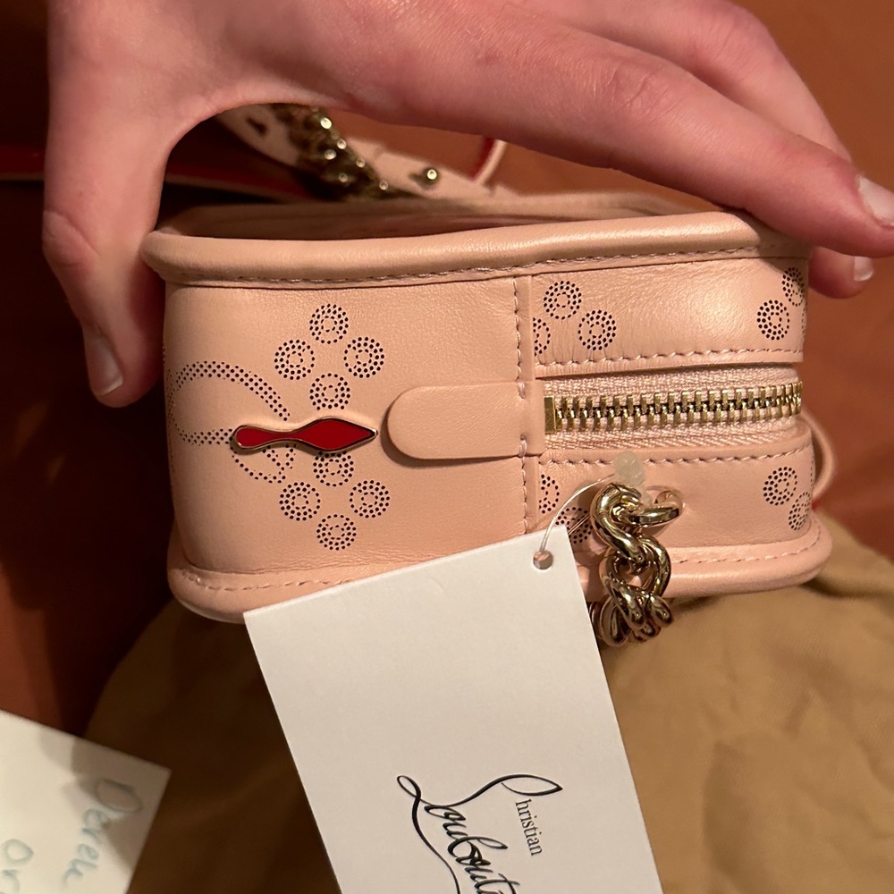 LOUBOUTIN RADIOLOUBI CROSSBODY ROSE PINK - Picture 3 of 9